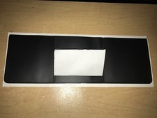 VW-3 PART PERMIT HOLDER BLACK + WHITE PRINT - ADHESIVE BACKED