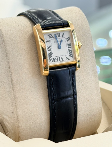 Cartier tank francaise ladies - cartier,