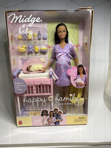 Barbie midge pregnant happy - barbie/midge,,