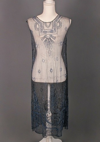 Vtg women 20s mesh blue - 20s,