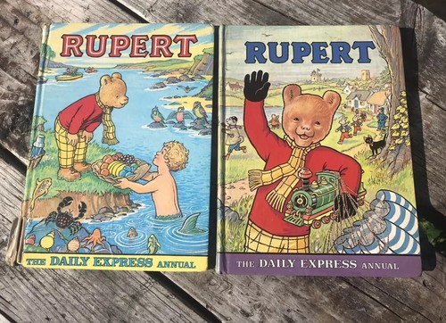 Two rupert bear - rupert, 1975