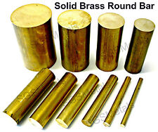 CZ121 Solid Brass ROUND Bar Rod - 11 Diameters & 6 Lengths available - Milling