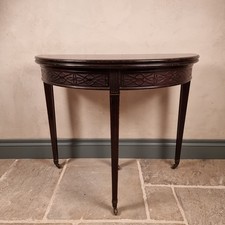 A 19th century card table.
