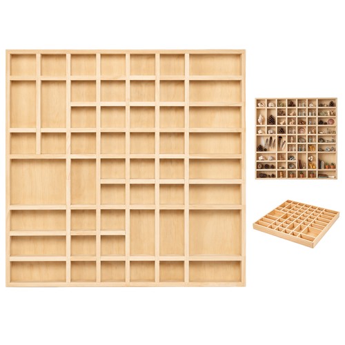 Wooden trinket display - trinket, shelf