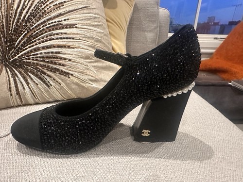 Chanel shoes with crystals - shoes,