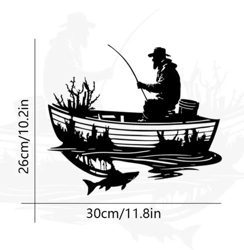 26cm man fishing - 26cm, a