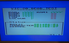 Commodore VIC 20 VIC-20 VC20 silver label Dead Test cartridge cartuccia GOLD NEW