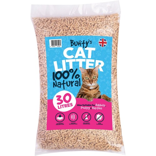 Bunty 30l cat litter - bunty,