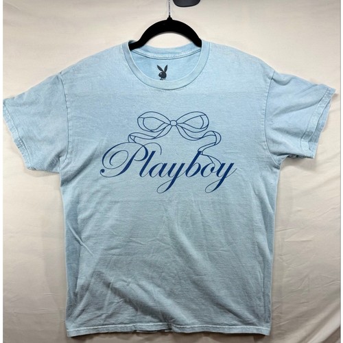 Playboy light blue ribbon - light,
