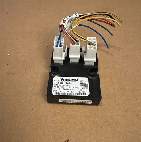 Whelen 2ch led flasher sync - whelen,