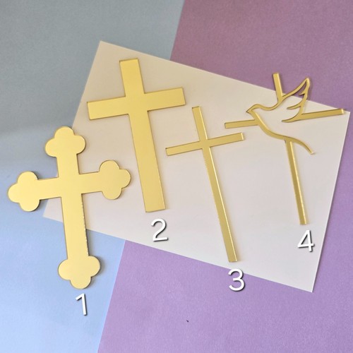 Personalised cross christening - personalised,
