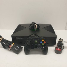 Xbox Original Console Black Tested Working Official Controller 318502