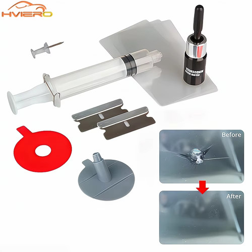 Car windscreen chip - chip, kit