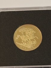 1914 George v Half Sovereign Gold Plated Coin