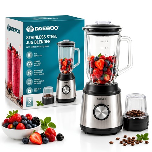 Dwewoo glass blender - 1.5l,