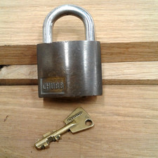 Vintage. Rare Chubb AVA Brass