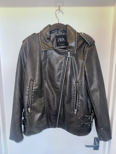Zara women black faux - women’s,
