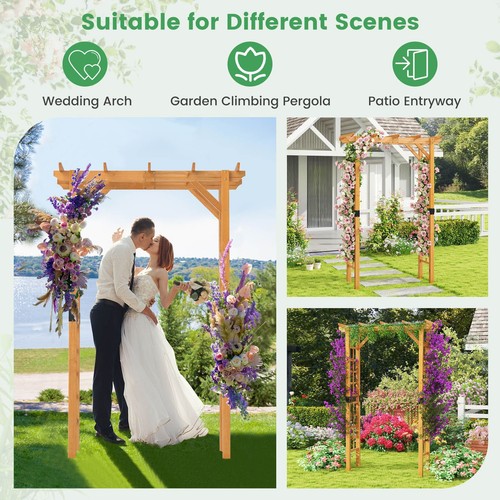 215cm wooden garden - 215cm,