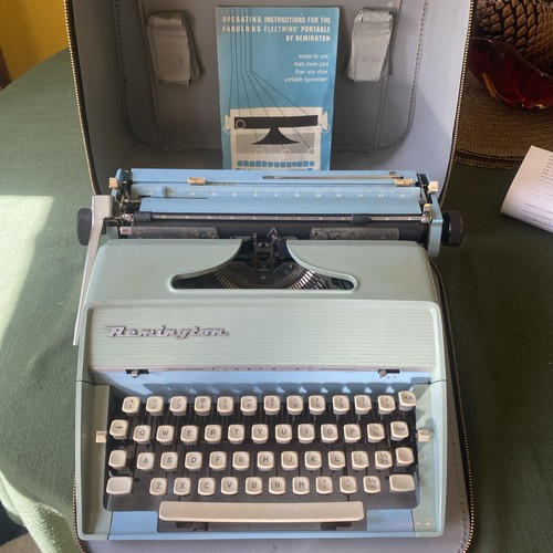 Vintage blue remington - blue,