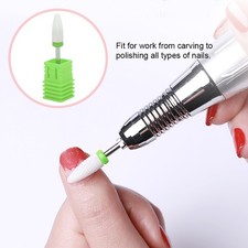 Nail Drill Bit Corn Head Shape Electric Grinding Machine Accessories Lightweight