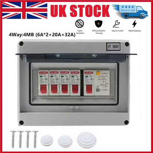 Way consumer unit - 4, fuse