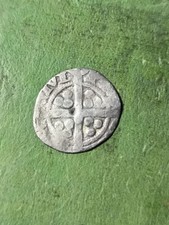Edward Hammered Silver 925 Coin Medieval British England English Old Money Rare 