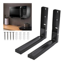 2Pcs Oven Microwave Black Wall