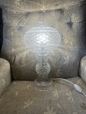 An Elegant Tyrone Crystal Tyrone Crystal Slieve Donard Table Lamp  PWO