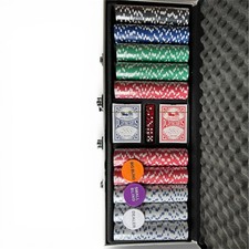 500 Poker Chips Set with 2