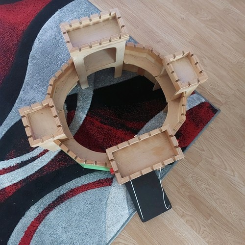 Large wooden castle toy - large,