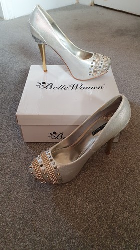 Belle women silver spike - silver,