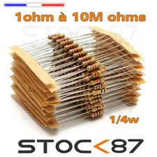 10 to 100pcs resistor 1/4w (0.25w) choose 1 to 1M ohms - carbon resistor