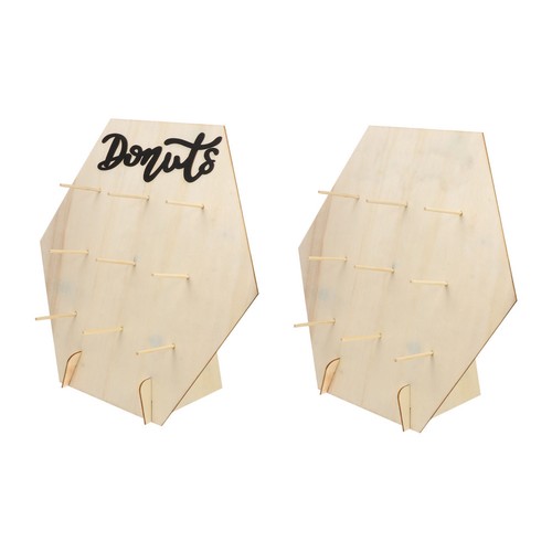 Sets wooden donuts display - sets,