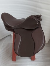 English saddle brown leather