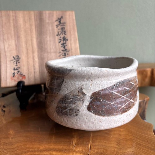 Mino ware authentic tea - , bowl