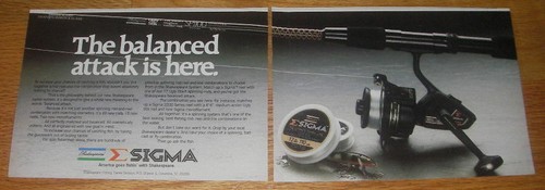 1982 shakespeare sigma reel - shakespeare,