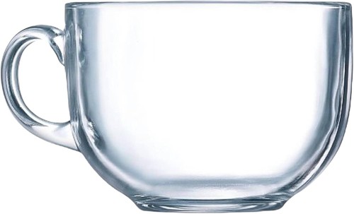 Large crystal clear glass - clear,