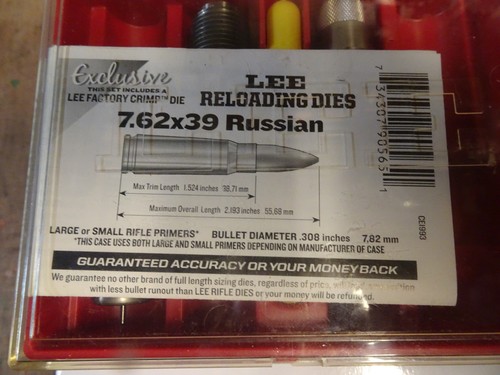 Reloading lee 62x39 - lee, russian