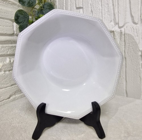 Vintage white octagonal - vintage,