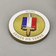 OGRI Armee De Terre Em at Relations Internationales Challenge Coin #1