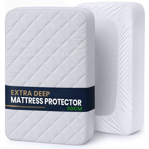 Quilted mattress protector - quilted,