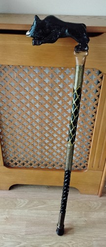 Handmade hazel stick with - ,