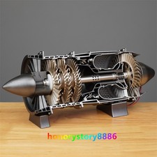 Turbojet Engine Model Fighter Jet Aircraft Engine Movable Kit Assembly Collect