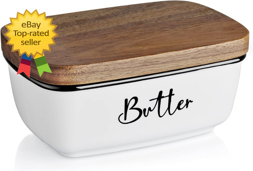 Butter dish with lid large - dish,