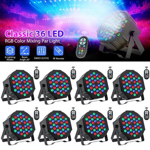 Uking 120w 36led rgb - rgb, can