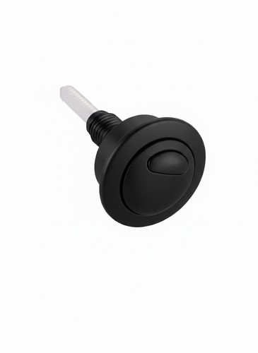 Matt black push button - matt,