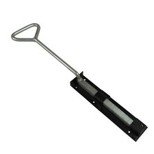 Bow Handle Drop Bolt 12" 18" 24" (Galvanized Black Heavy Duty Garage Door)