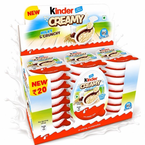 Full box kinder creamy crispy - box,
