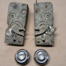 1942-1948 Lincoln Door Push Buttons And Latches Continental Zephyr Custom 1946