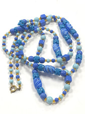vintage glass beads necklace